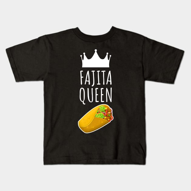 Fajita Queen Kids T-Shirt by LunaMay